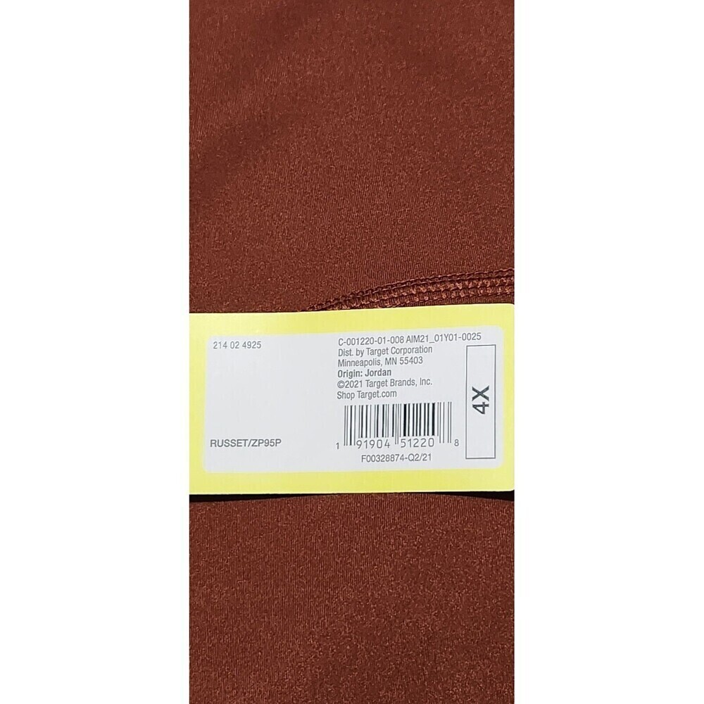 All in motion leggings Sise 4X Color Terracotta With Pockets Stretch - Picture 11 of 14